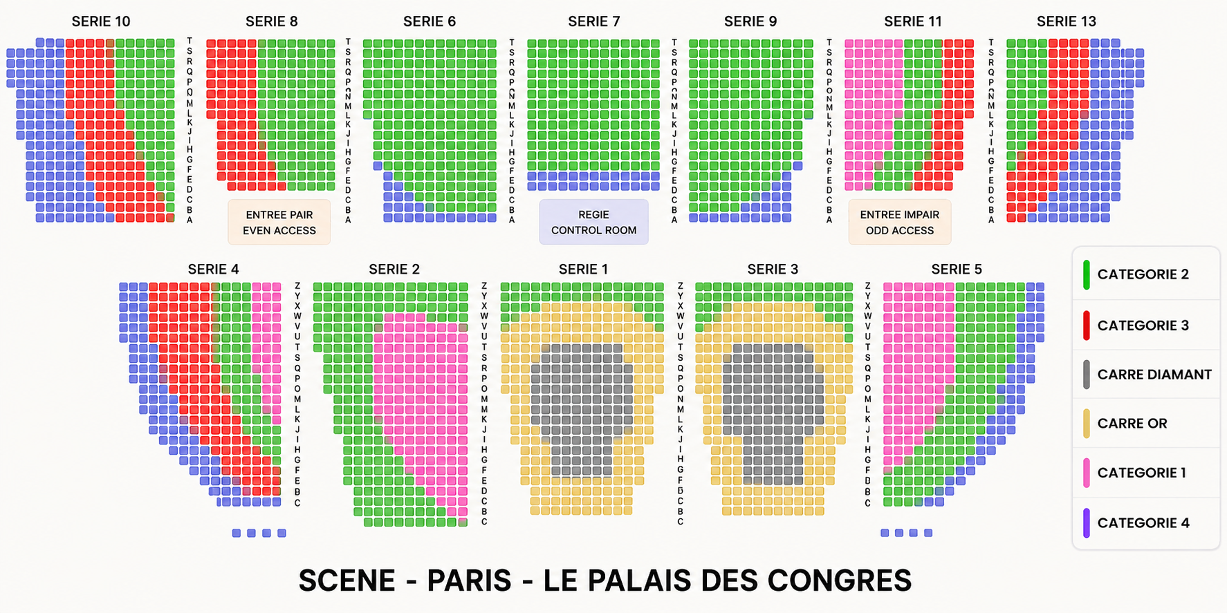 Plan de la salle