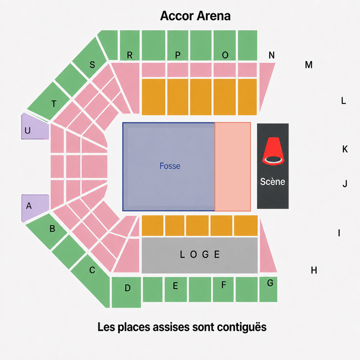 Plan de la salle
