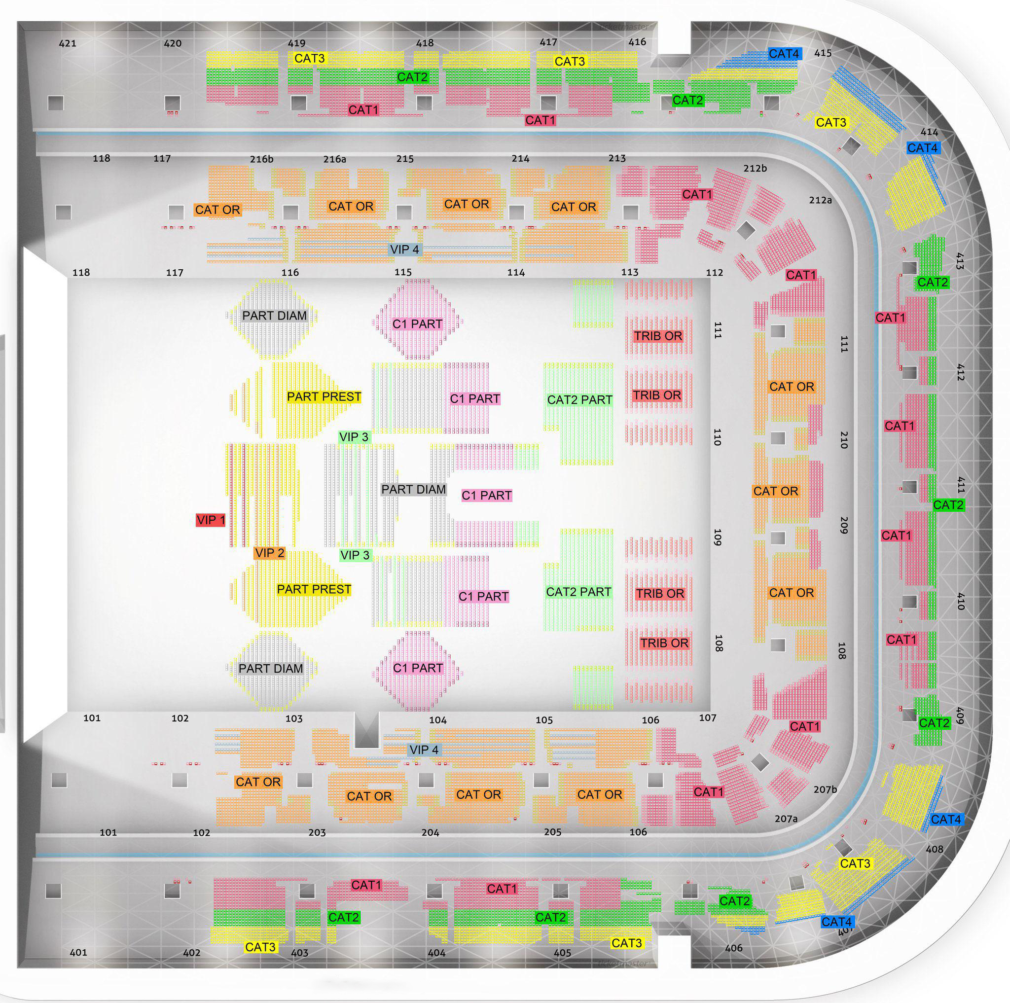 Plan de la salle