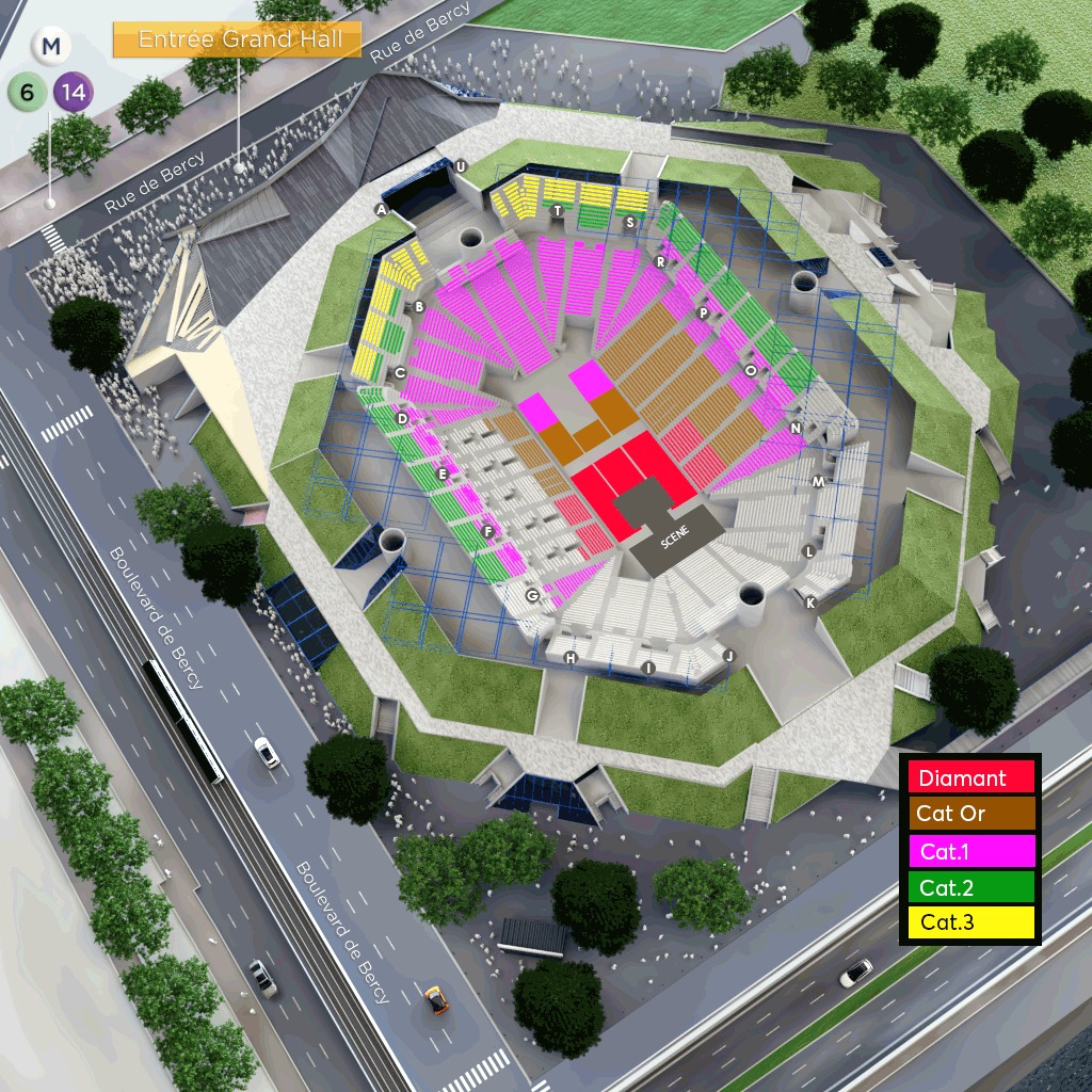 Plan de la salle